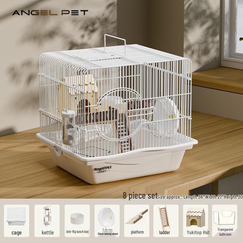 Deluxe Anti-Escape Hamster Cage with Spacious Wire Design.