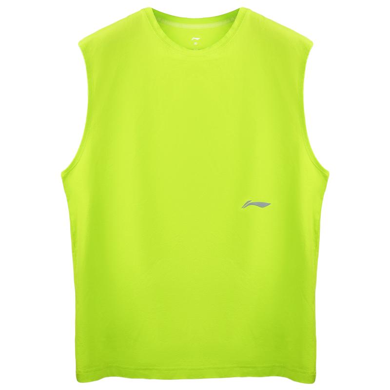 

Li Ning Серия спортивного образа жизни Принт Быстросохнущий Удобный Пуловер Дышащий Жилет с круглым вырезом Мужские топы YVSU023-2 M