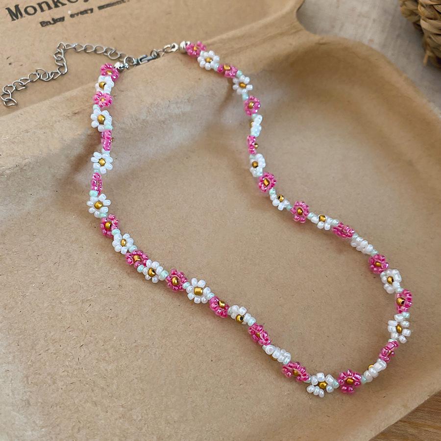 Colorful Summer Acrylic Bead Necklace – Simple, Fashionable, High-End Clavicle Jewelry