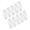 20Pcs Foam Cones 15Cm White Polystyrene Craft Cones for Childrens Creativity Fine Motor Skills DIY Christmas Decor Table