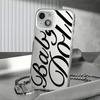 Fashion Creative and stylish phone case for iPhone 17 16 1514 13 12 11 Pro Max Plus anti-fingerprint shock-proof rear cover
