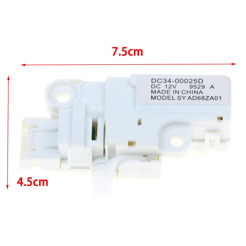 DC34 00025D Washing Machine Door Lock Switch Exact Fit Replacement for Most Household Faulty Washer Repair Use