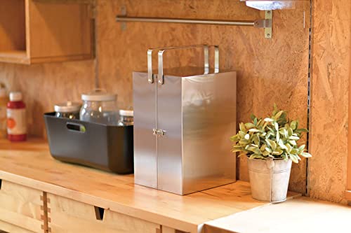 Captain Stag UP-2010 Spice Box, Stainless Steel Multi-Box, Tall, Framework