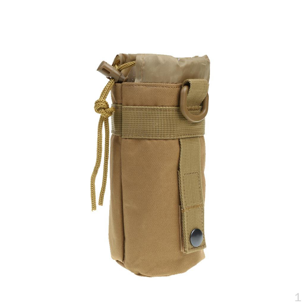 Water Bottle Pouch, Drawstring Open Top Carry Bag Carrier