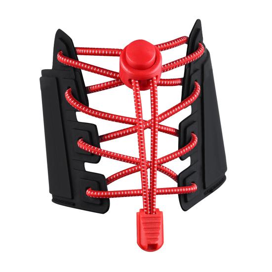 1 Set No Tie Shoelaces Elastic Heavy Duty Lock Adjustable Multi-colored Kids Adults