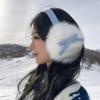 Ear Protection Soft Plush Earmuffs Thickened Fluffy Earflaps  For Women Men Outdoor