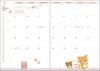 Rilakkuma 2026 Weekly ME67403 San-X Planner, B6, Thread-bound,