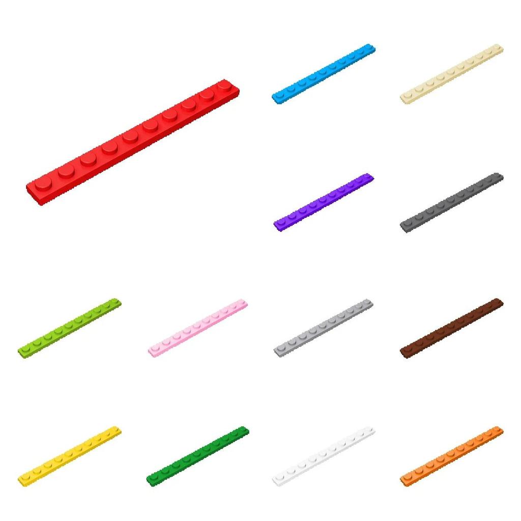 50 Stück 4477 Platte 1x10 Noppen für Bausteinspielzeug Für Kinder Kompatibel mit Pädagogisch Kreativ Größe High-Tech Geschenk DIY MOC