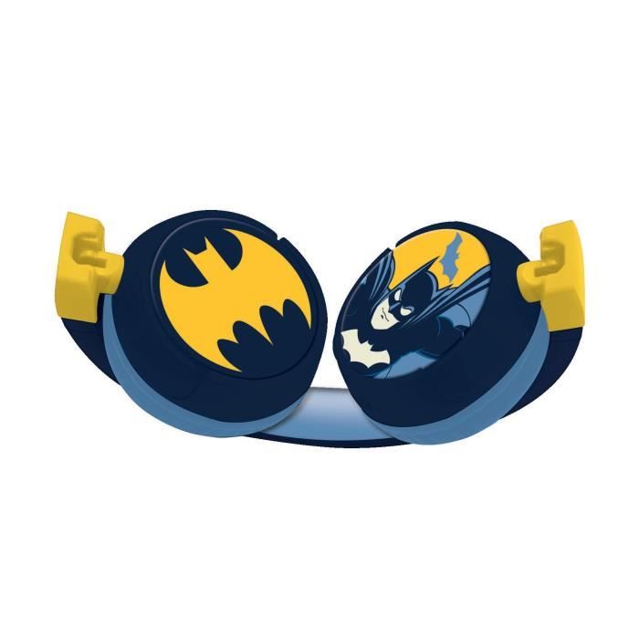 Casque bluetooth et filaire batman pour enfants avec limitation de son - lexibook