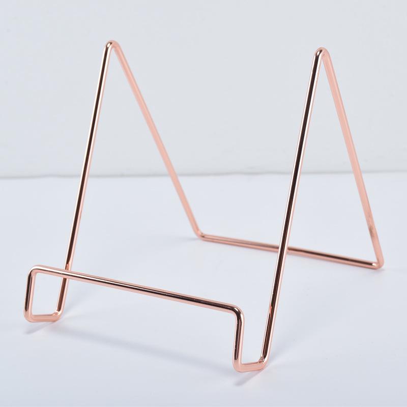 Iron Art Desktop iPad & Display Stand - Metal Electroplated Recipe Rack