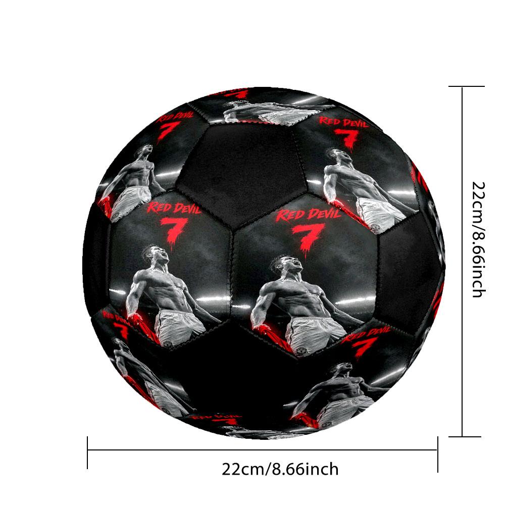 Size 5 Printed Football Resistant Outdoor Training Soccer Ball