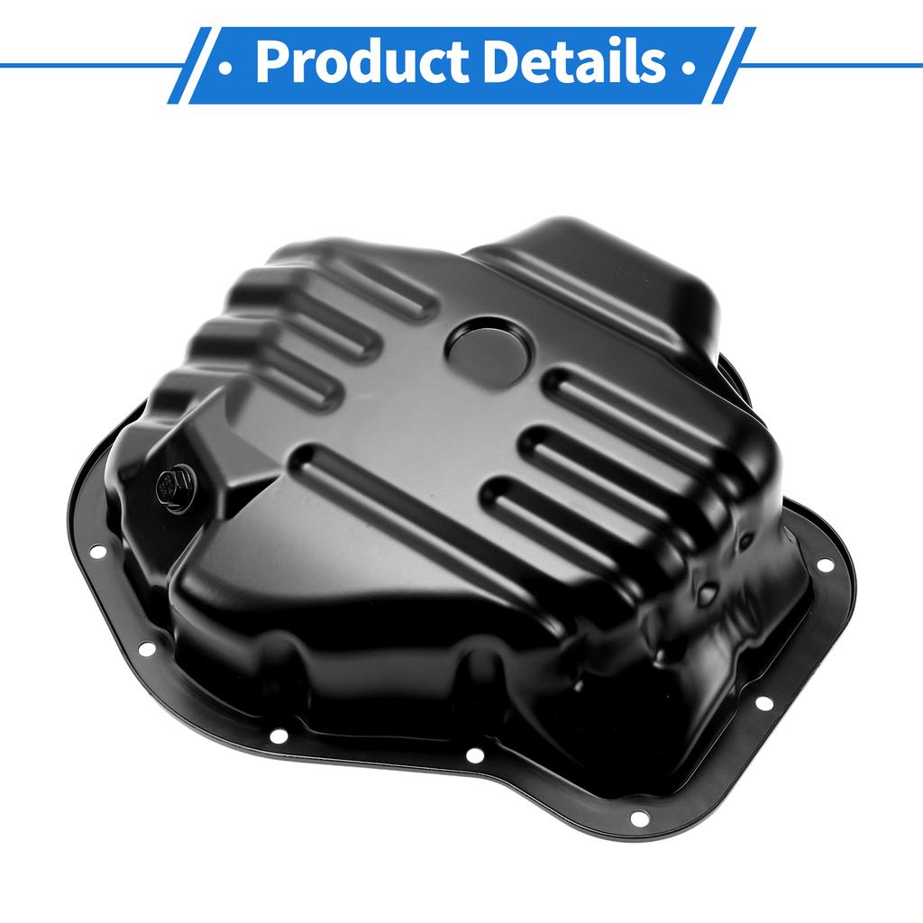 UXCELL 1 Pc No.1210128060 Engine Oil Pan for Toyota RAV4 2006-2008 for Toyota Solara 2006-2008 for Toyota Camry 2007-2009