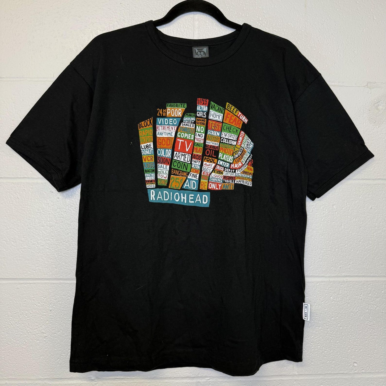 Vintage 2000s Radiohead T shirt Sz L B2853 2XL