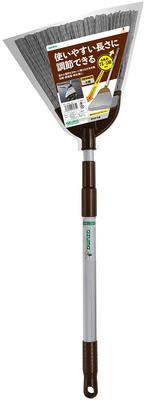 Azuma Outdoor Broom Telescopic Synthetic Fiber Broom AL Bristle 27 Cm Total Cm Adjustable To a Length That Is Easy To A Aluminum Handle Telescopic