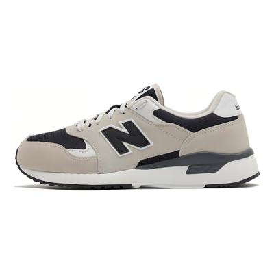 NB 570 Comfortable Versatile Mid-Top Casual Running Shoes Unisex Sneakers Off-White Black ML570BNA