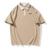 New Summer T-shirt Loose Trendy Semi-zipper Lapel Short-sleeved POLO Shirt T-shirt