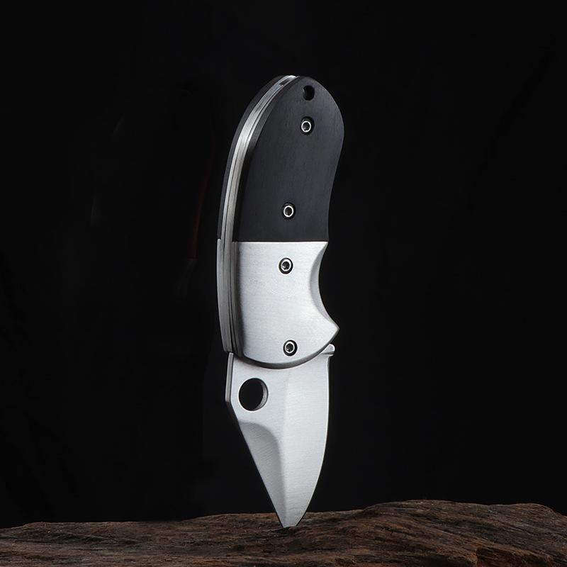 Stainless Steel Pocket Knife EDC Folding Knife Kitchen Utility Mini Meat Cleaver Fishing Fruit Cutter Unpacking Tools