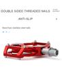 OEMMountain Bike Aluminum Alloy 3 Bearings Pedal Lightweight and Anti-slip Aluminum Alloy Pedals