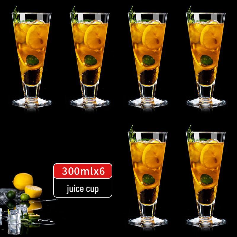 Jingbaodi Thickened Glass Juice & Cocktail Cups