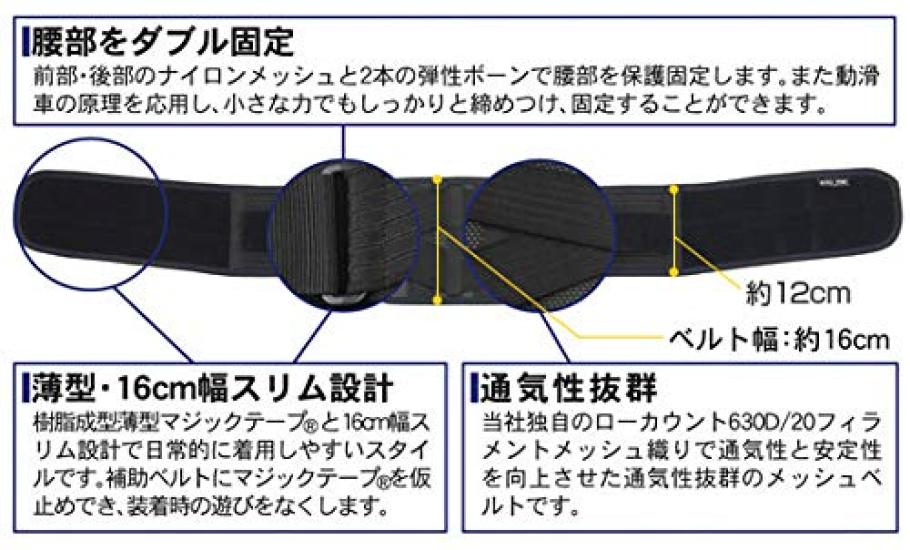 Nakayama Body Frame for Size L Waist, Hard,