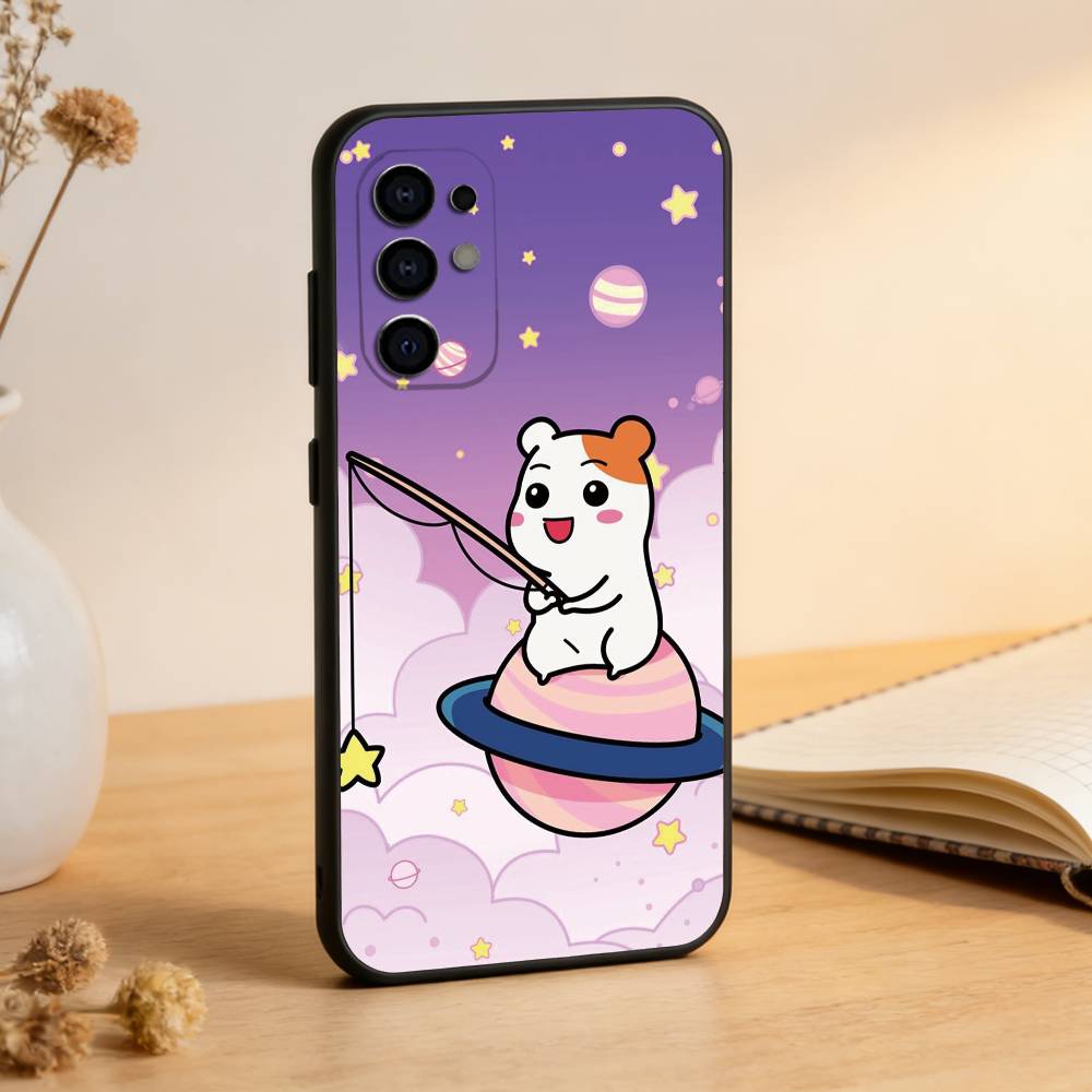 

Lovely O-Oruchuban Ebichu Phone Case Black Silicone Soft For Samsung S25,S24,S21,S22,S23,S30,Ultra,S20,Plus,Fe,Lite Samsung S21lite