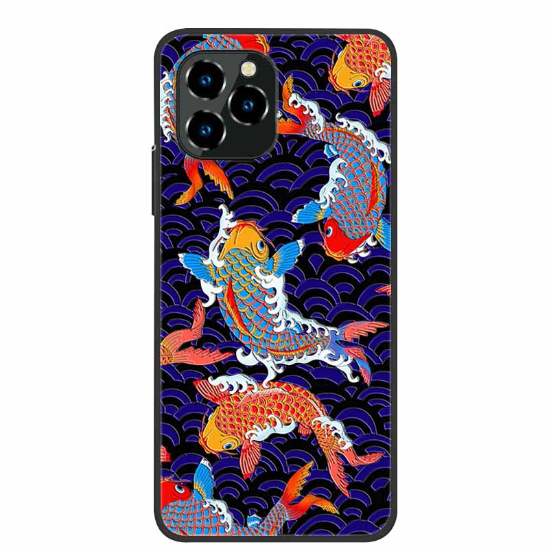 For Oukitel C21 Pro Case Luxury 3D Blossom Emboss Silicone Phone Case For C21pro Shockproof Coque Relief Flowers Funda Capa