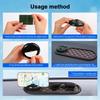 Car Dashboard Anti-Slip Mat with Temporary Parking Number Multifunction with Phone Mount 360-Degree Rotation Car Phone Holder