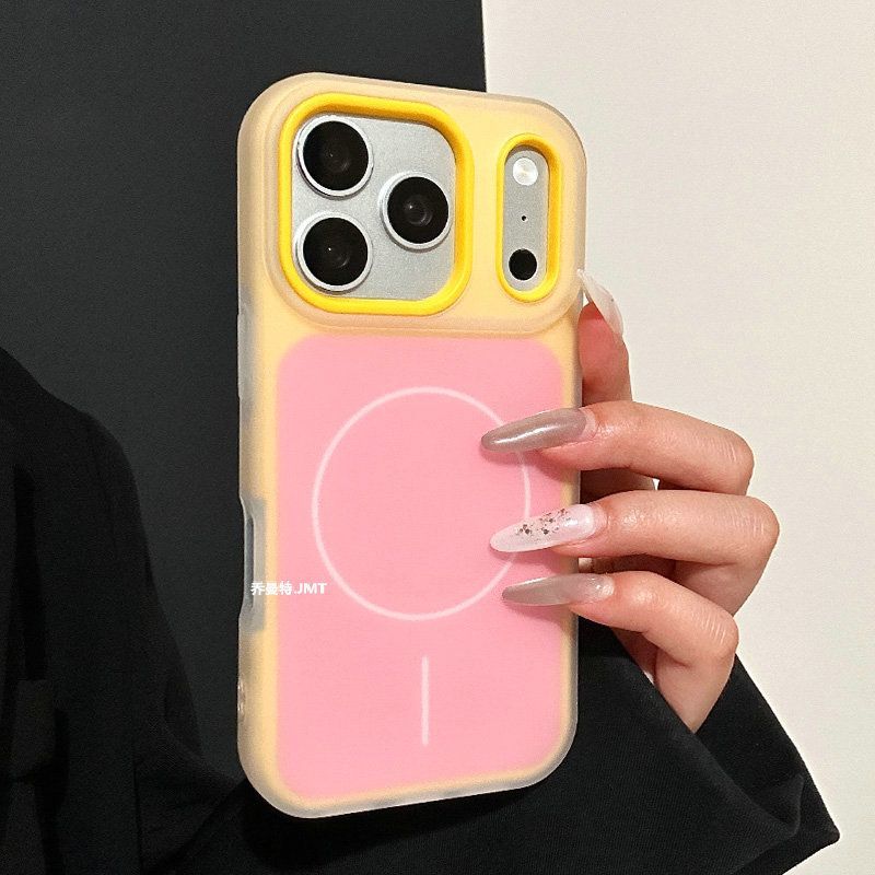 For iPhone 17 ProMax Jelly Candy Color for Magsafe Case for iPhone 13 12 14 15 16 Pro Max Plus Soft Silicon Lens Protect Cover