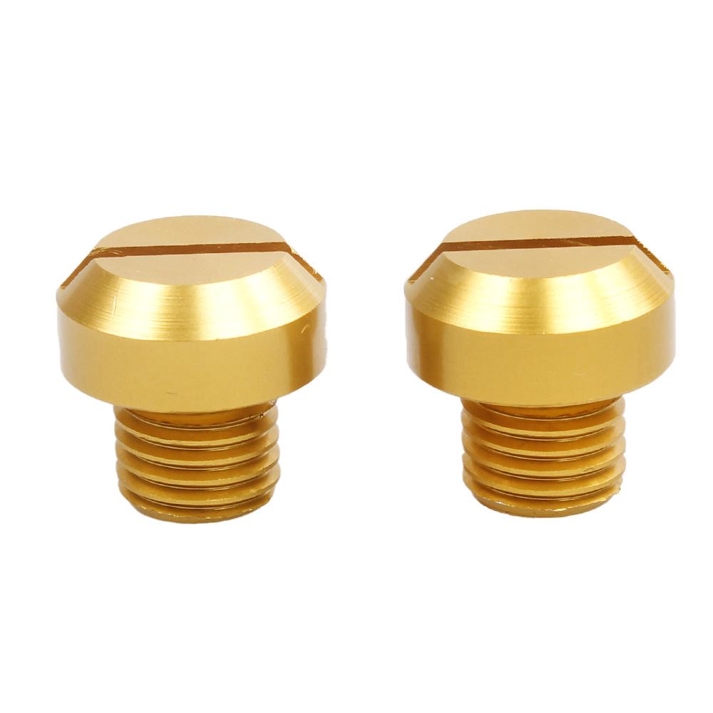 Suzuki, Honda, Yamaha, Kawasaki Motorcycle Rearview Mirror Decorative Screws (M10, M8)