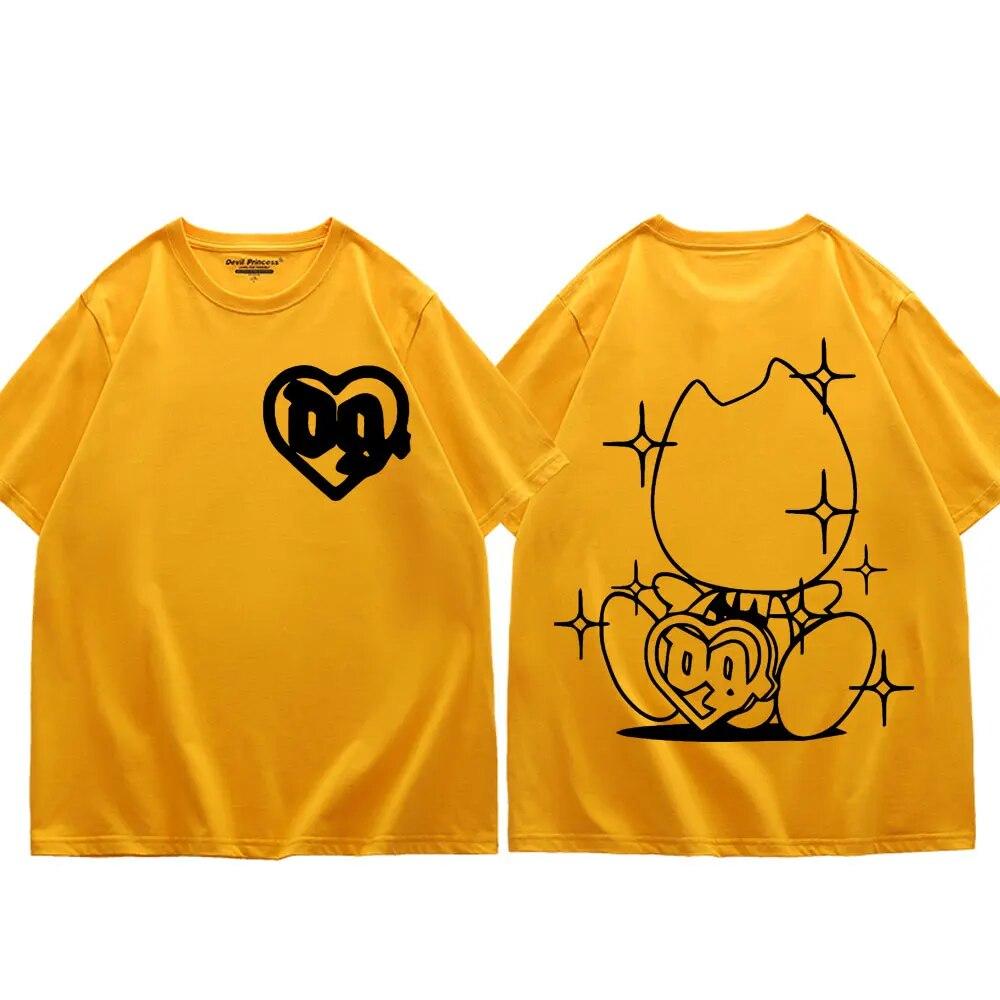 

Футболка в стиле хип-хоп, рэпер Bladee, футболки с принтом Skate Drain Gang Band, унисекс, женская мода, повседневные футболки с коротким рукавом, уличная одежда XL