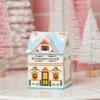 Holiday Village Spice House Set Resin Mini Tea Caddies Seasoning Storage Jar Festive Decor Kitchen Countertop Holiday Gifts