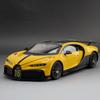 Modellino Auto Giocattolo in Lega Bugatti Chiron Supercar 1/18 Die-cast Metallico Colata Suono e Luci Giocattoli Auto per Bambini Veicolo