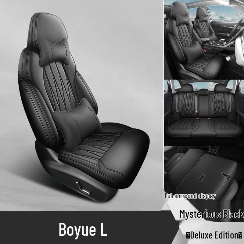 All-Season Seat Covers for 25 Geely Boyue L Models & Cushions for 24 Models - Complete Coverage