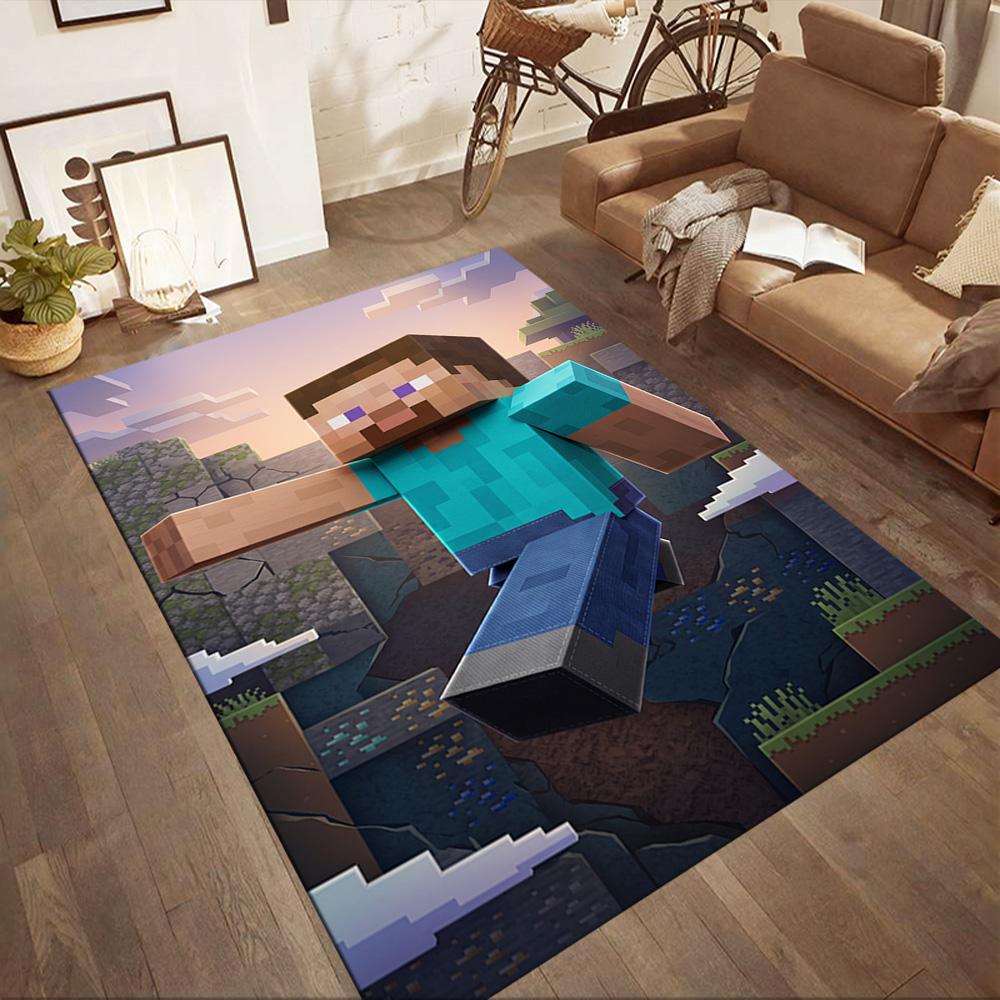 Minecraft 478 Carpet Suitable for Hallway Study room Kitchen Living Rooms Anti-slip Rug Anime Office Decor Perfect Birthday/Christmas Gift Idea