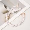Evelyn Silk Scarf Woven Handbag Strap Chain - High-End Replacement Accessory