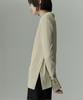 RE RHEE Wide Collar Pleated Blouse