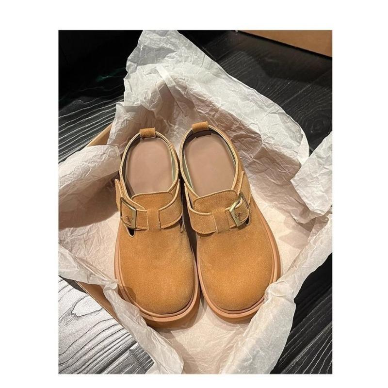 

Замшевые пушистые драг женские зимние новые ретро маффины матовая толстая подошва увеличивающие рост верхняя одежда теплые тапочки 40 верблюд