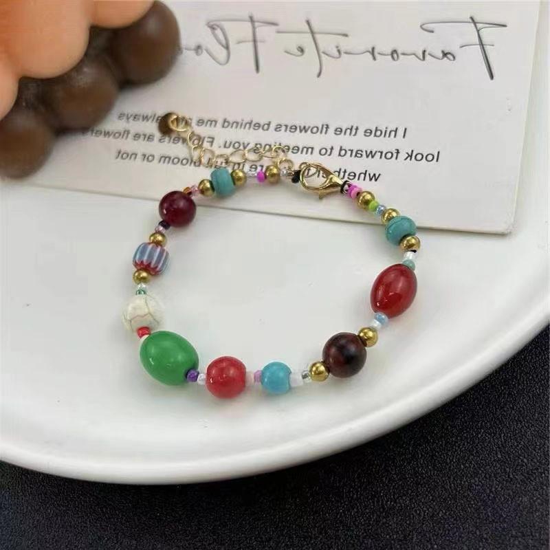 Double Design Creative Layer Braided Rope Bracelet With Cute Elephant Charm