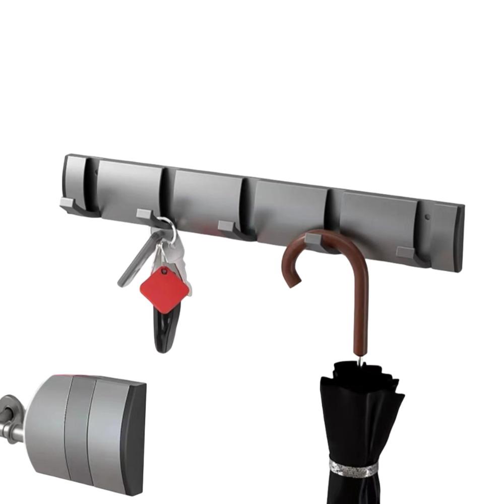 Concealed Folding Door Hook Storage Rack Bathroom Towel Hanger Wall Coat Clothes Hook  Bedroom