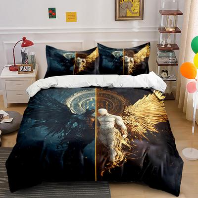 Angels with Contrasting Wings. Bedding Sets Duvet Cover Sets Duvet Covers Pillowcases(1 * Duvet Cover 2 * Pillowcases Without Duvet Insert)