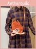 Zootopia Nick Plüschtier Umhängetasche Für den täglichen Gebrauch Mit Stauraum Und Süßem Design