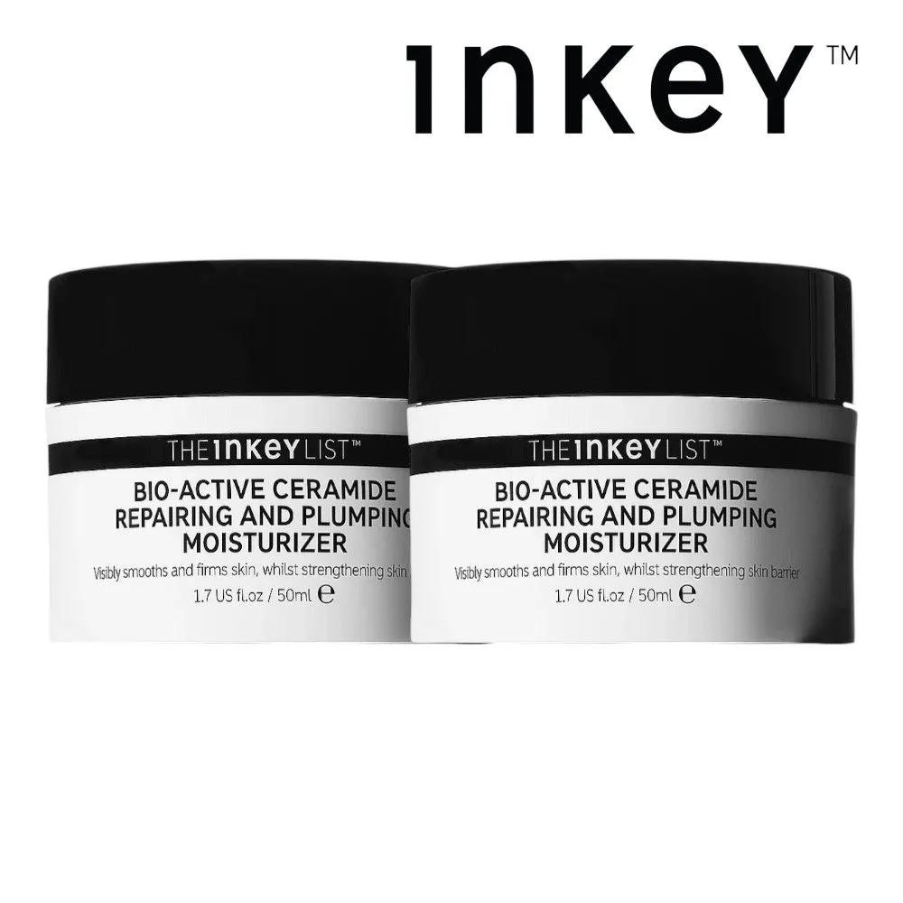THE INKEY LIST Bio-Active Ceramide Moisturizer Barrier Strengthening Cream 50ml x 2