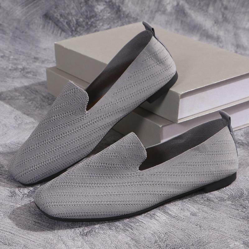 Fashion European and American Single Shoes 2024 New Simple Solid Color One Foot Shallow Mouth Daily Single Shoes for Women Zapatos Mujer