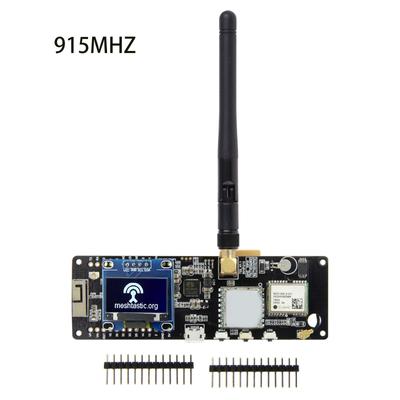 TTGO Meshtastic T-Beam V1.1 ESP32 433/868/915/923Mhz WiFi BLE  ESP32  -6M SMA 18650 Battery Holder With OLED
