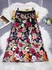 Embroidery 3D Floral A-Line Skirt | European & American Fashion
