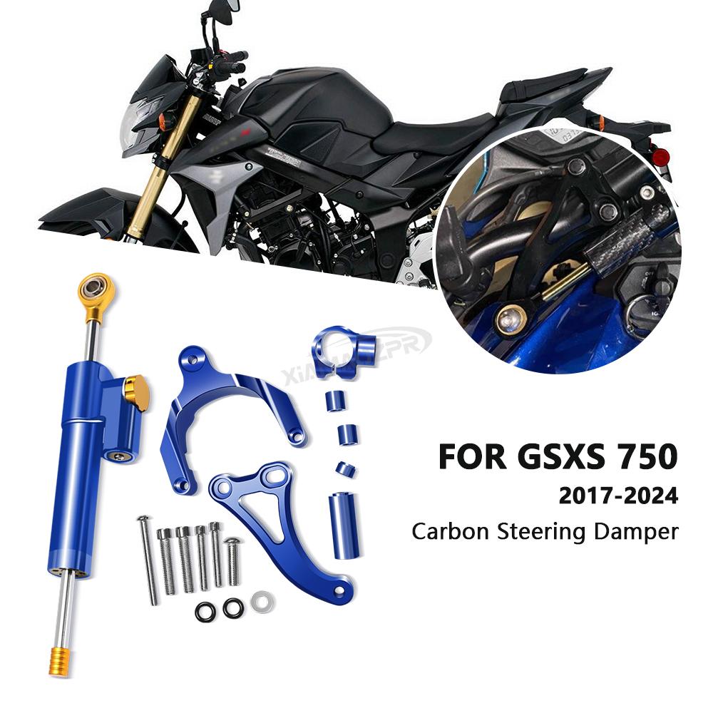 For GSXS750 GSX-S750 gsx-s750 2017-2021 2022 2023 Accessories Steering Damper Stabilizer Bracket Support Mounting Kit GSXS 750