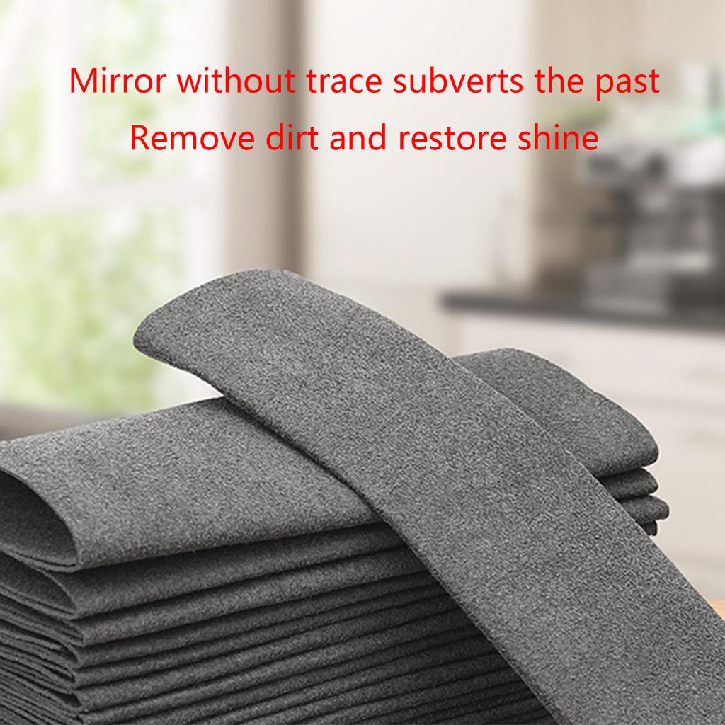 Glass Cleaning Cloth Super Absorbent Lint Free No Shedding Fast Dry Kitchen Rag
