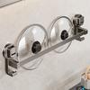 with Hook Suction Cup Towel Pole Punching Free Towel Storage Hanger Bathroom Towel Rack  Hotel