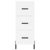 Highboard White 34.5 x 34 x 180 cm Particleboard