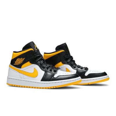 Air Wmns Air Jordan 1 Mid SE Bianco Arancio Laser CV5276-107